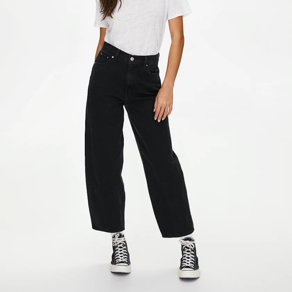 Levi’s balloon leg jean, black, 24